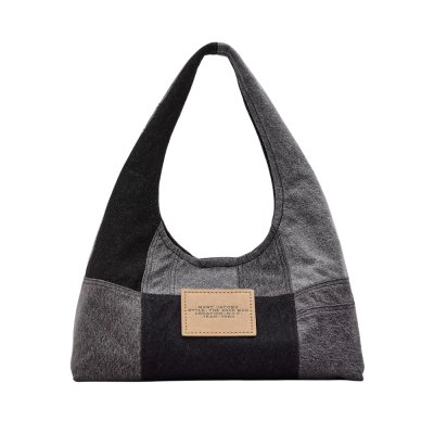 THE PATCHWORK DENIM SACK BAG